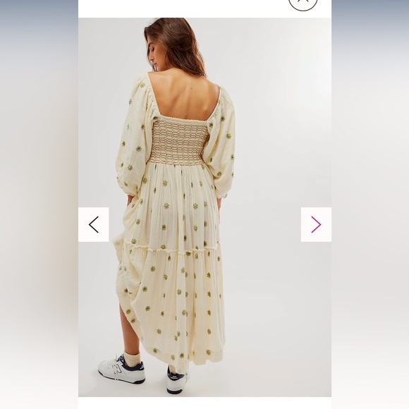 Free people Dahlia Embroidered Maxi Dress XS *SOLD* - Picture 7 of 12